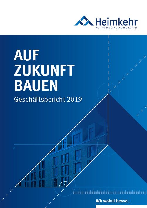 Titelbild Geschäftsbericht 2019 Auf Zukunft bauen
