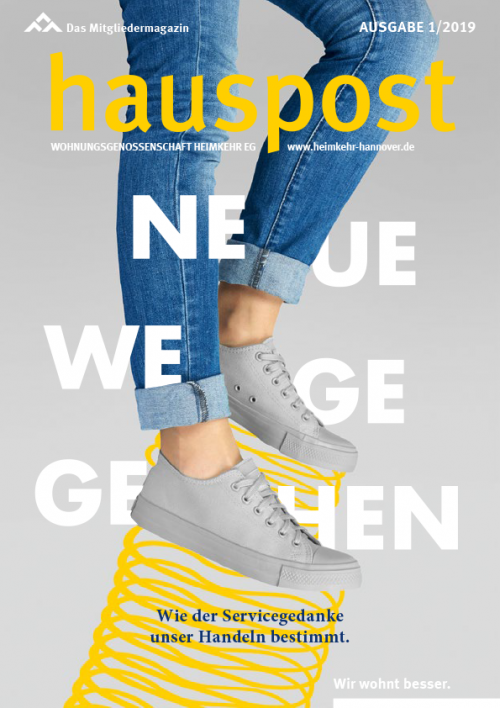 Titelbild 01/2019 Neue Wege gehen